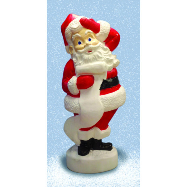 Euro Climbing Santa Christmas deals Blow Mold 22”